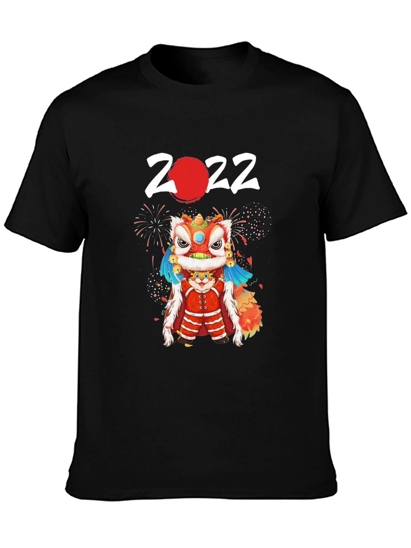 2022 Chinese New Year Lion Dance Graphic Tee