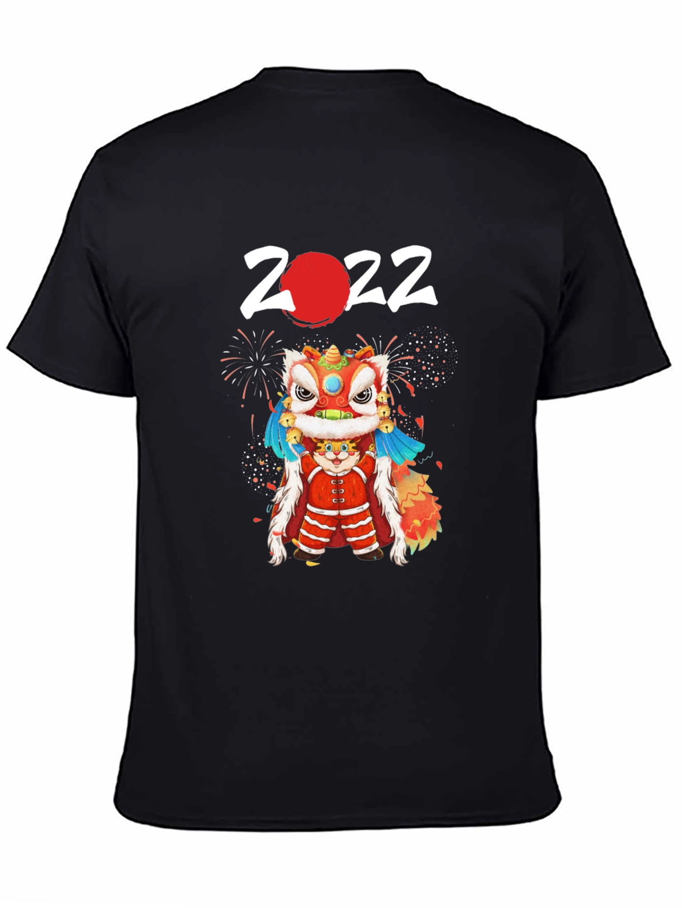 2022 Chinese New Year Lion Dance Graphic Tee
