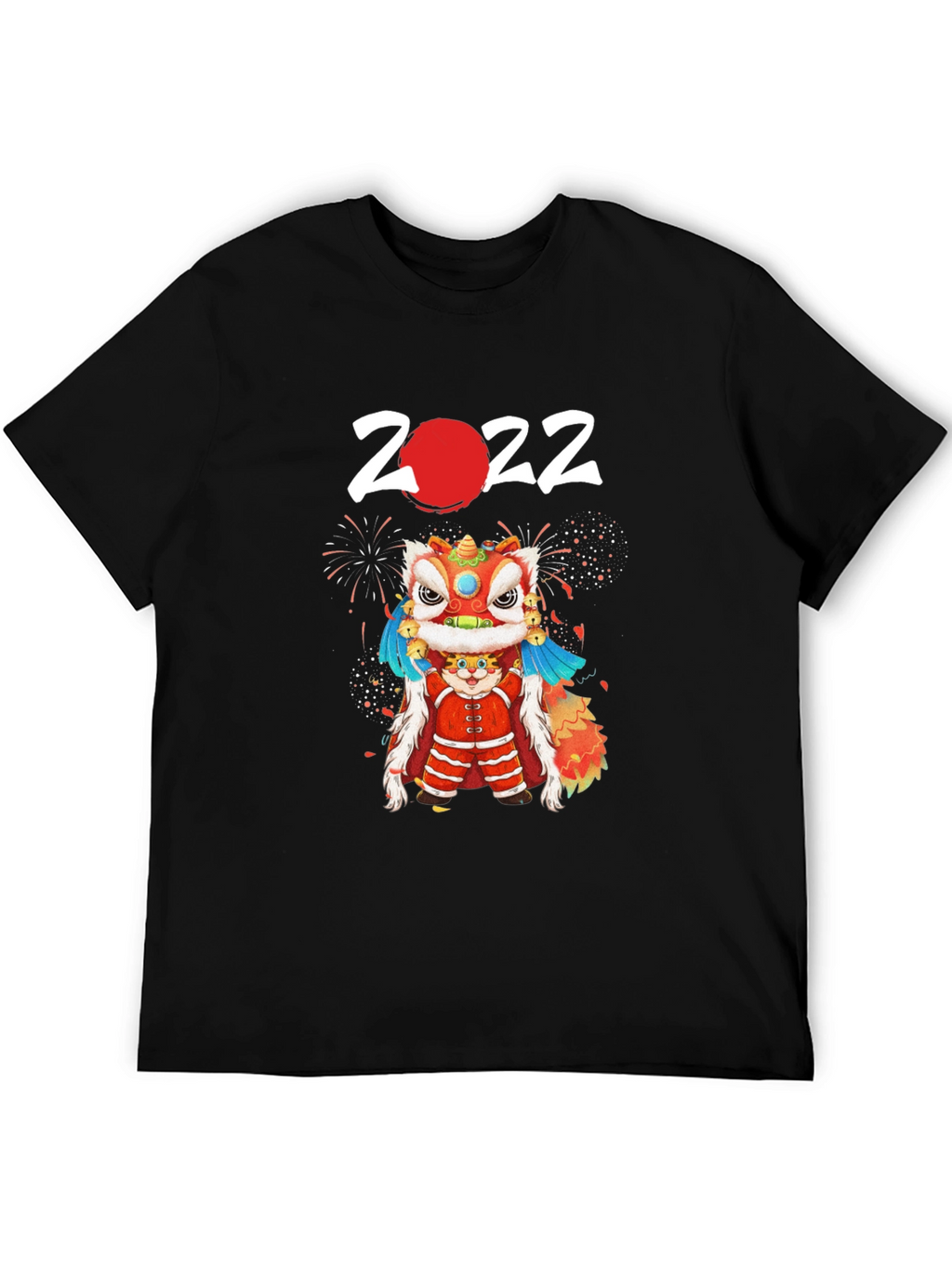 2022 Chinese New Year Lion Dance Graphic Tee