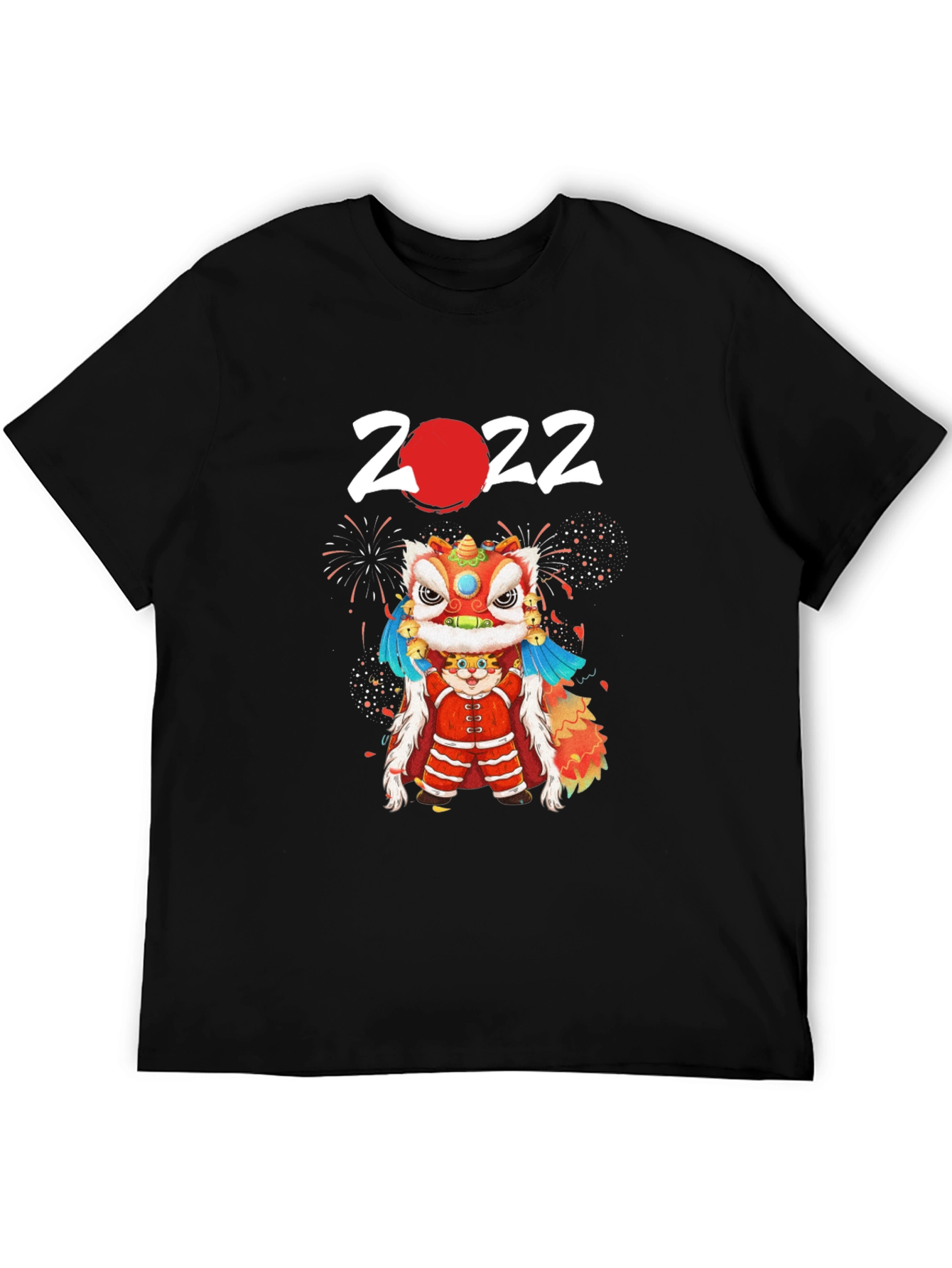 2022 Chinese New Year Lion Dance Graphic Tee