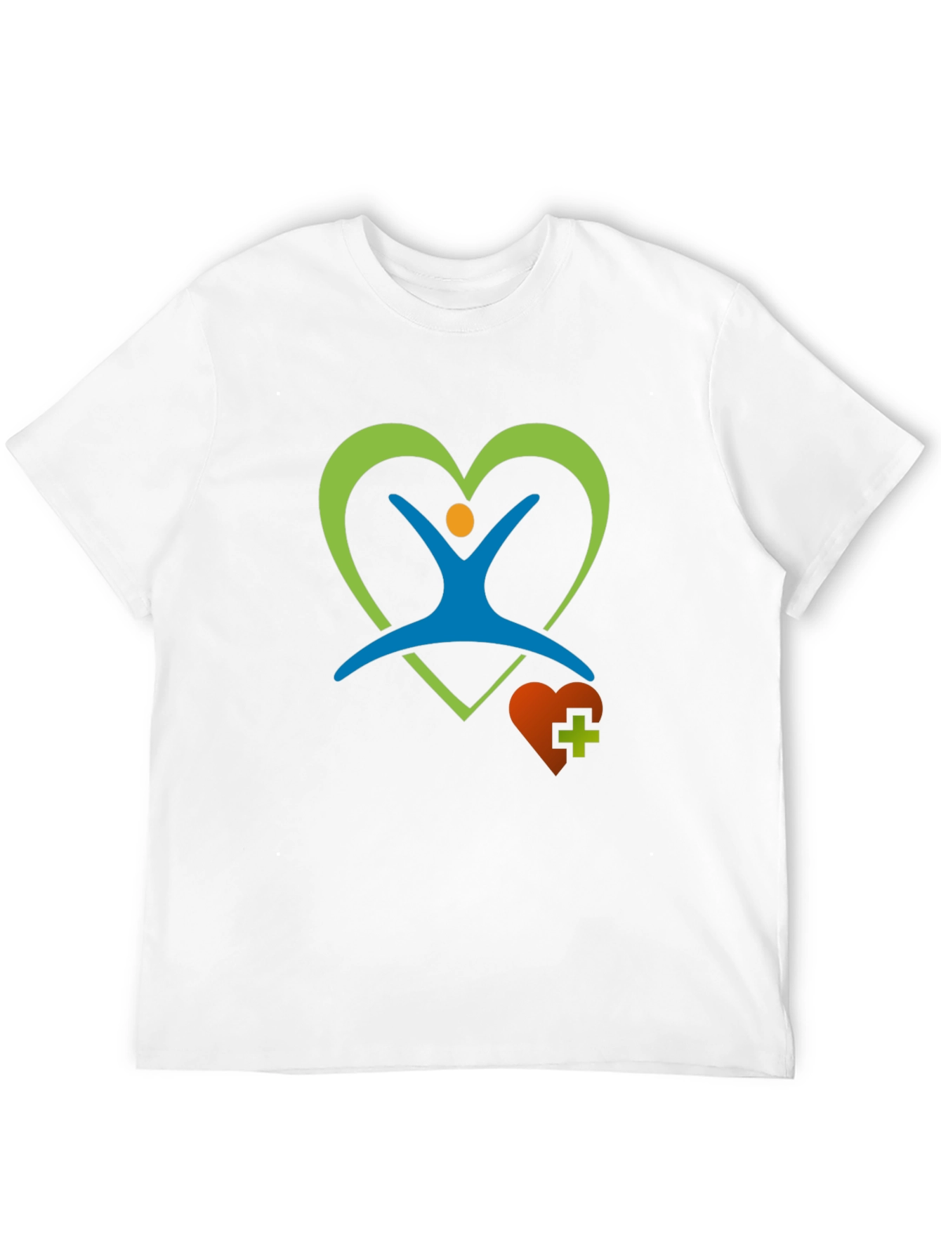 Heart of Health Graphic Tee - Black Cotton T-Shirt