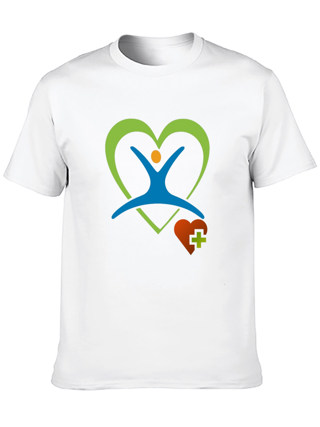 Heart of Health Graphic Tee - Black Cotton T-Shirt