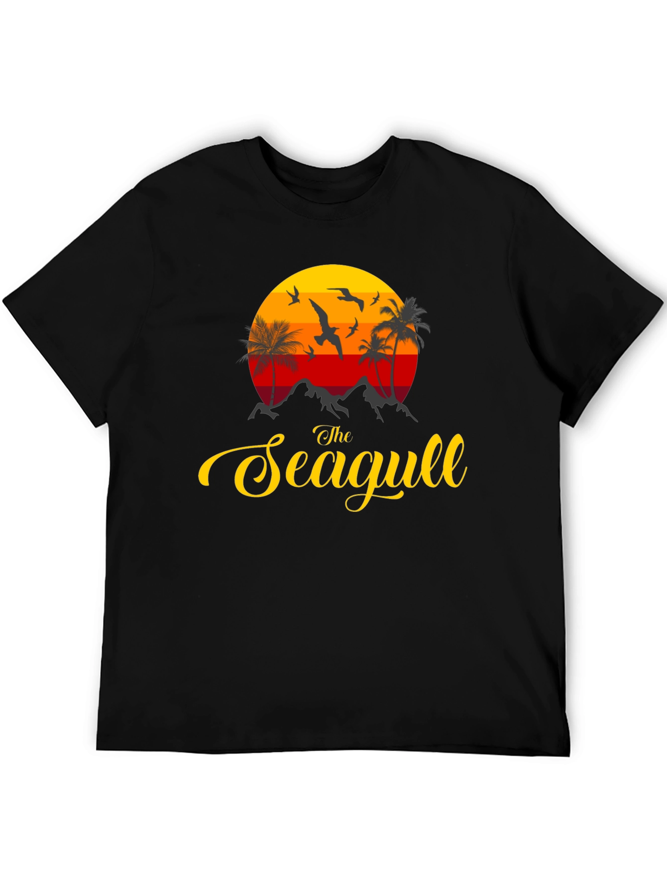 The Seagull Graphic Print Tee - Coastal Vibes