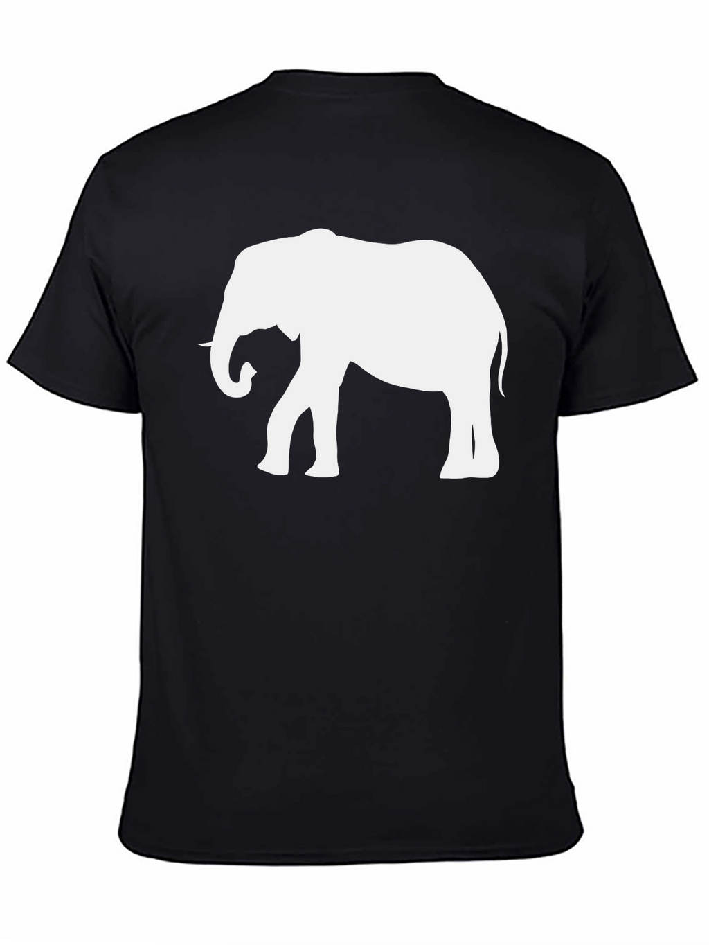 Elephant Graphic Black Tee