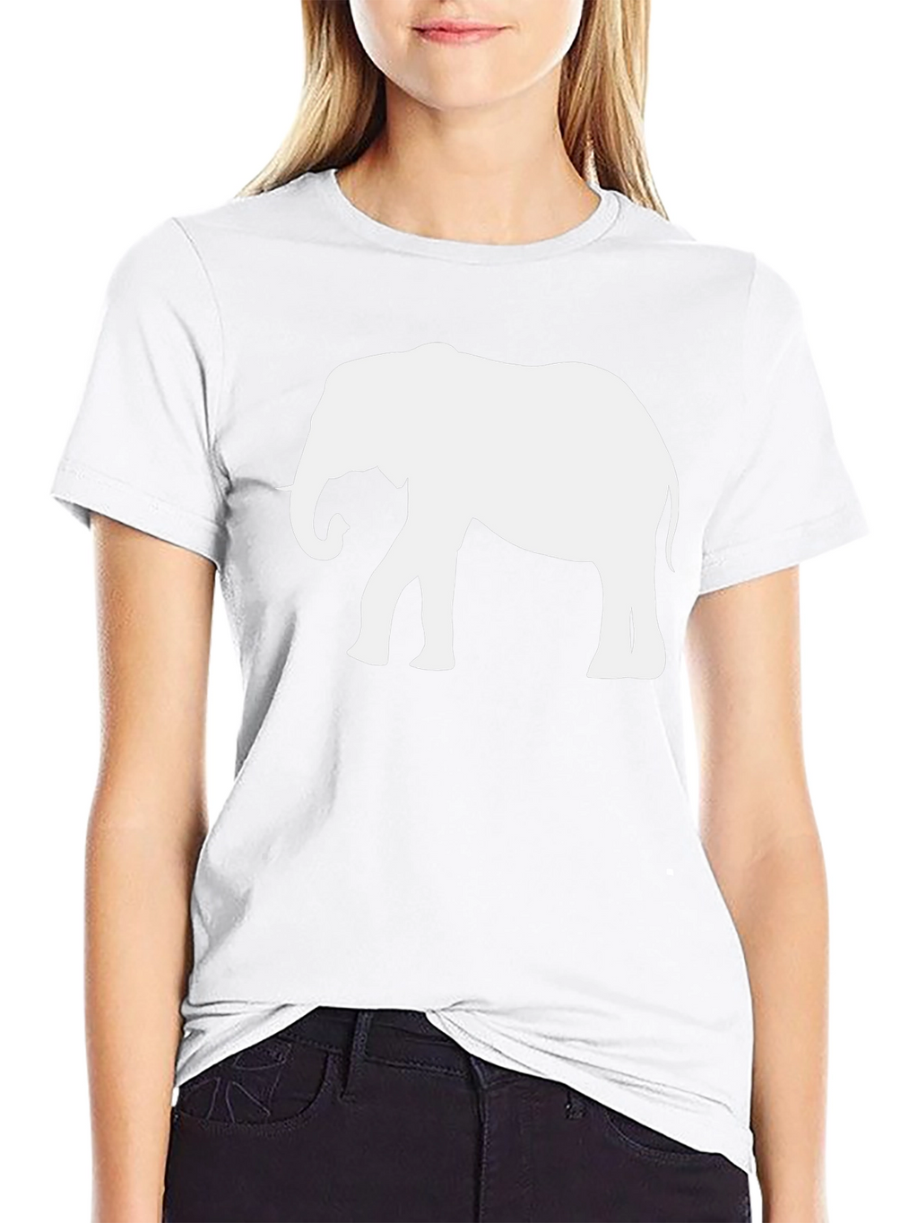 Elephant Graphic Black Tee