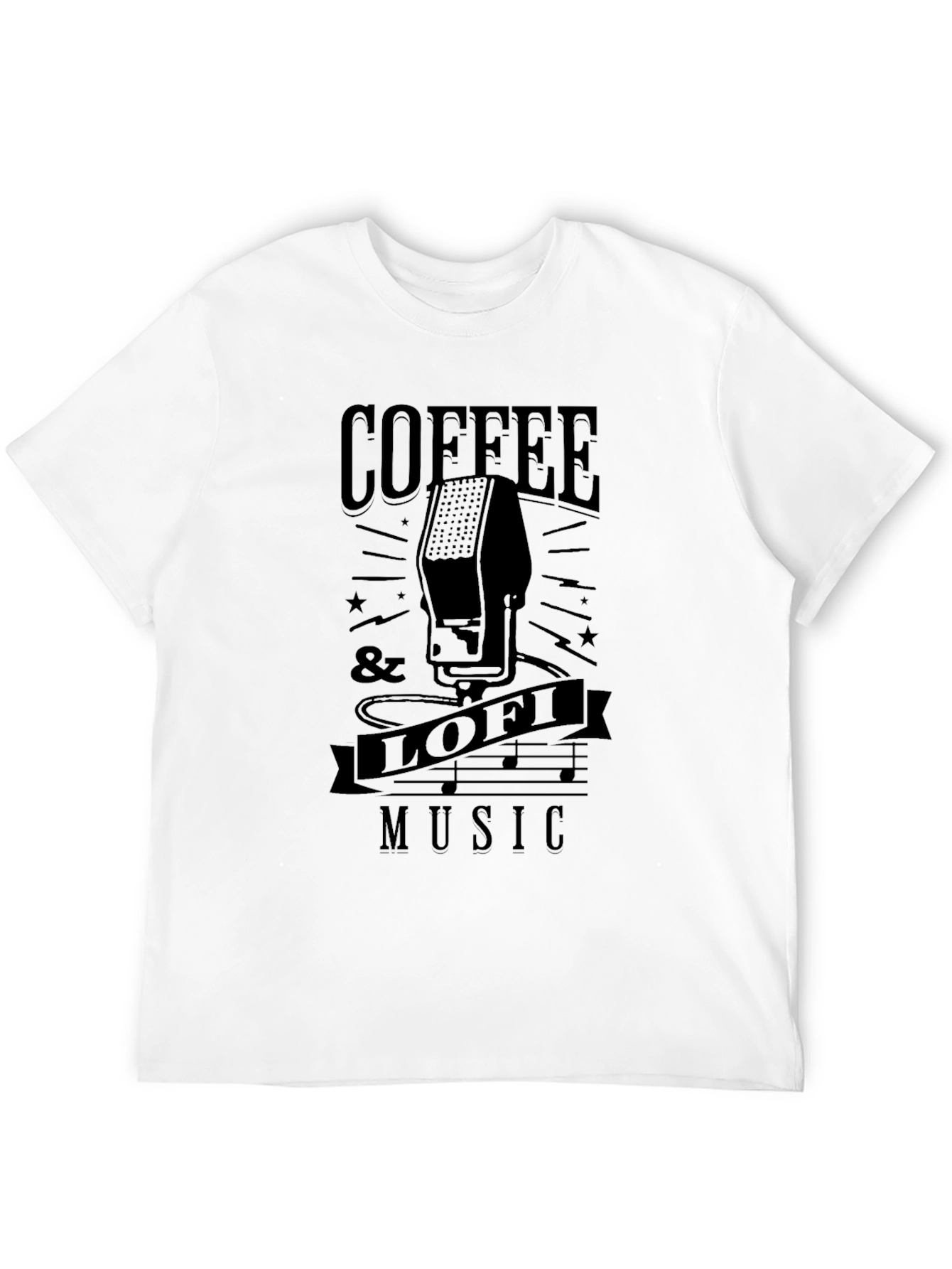 Coffee & Lofi Music Graphic Tee