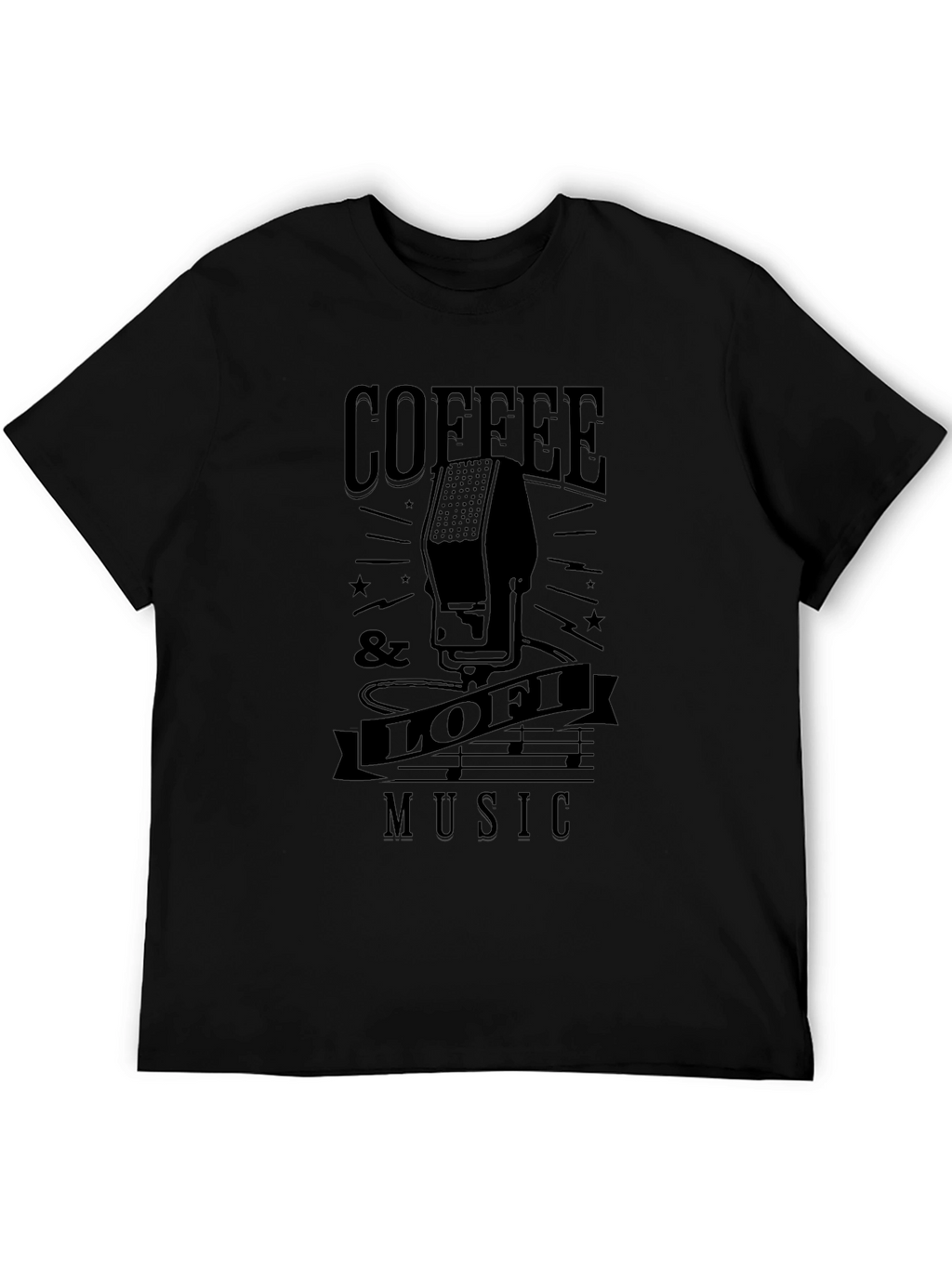 Coffee & Lofi Music Graphic Tee
