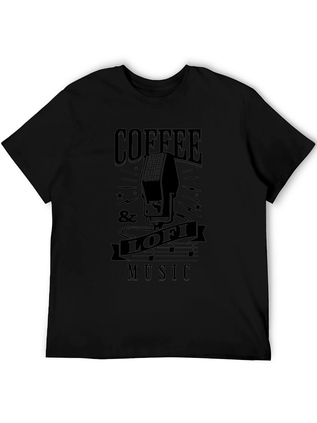 Coffee & Lofi Music Graphic Tee