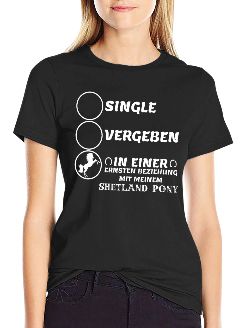 Funny Shetland Pony Relationship T-Shirt