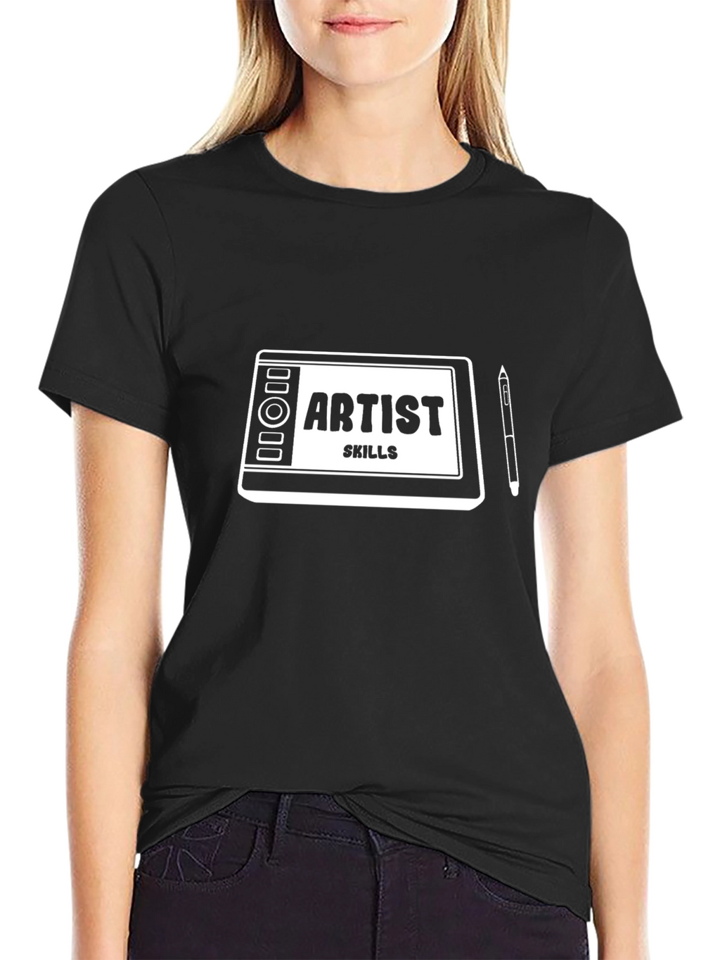 Artist Skills Graphic T-Shirt - Black Cotton Tee