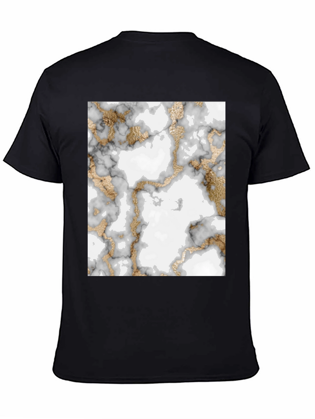 Marble & Gold Pattern T-Shirt