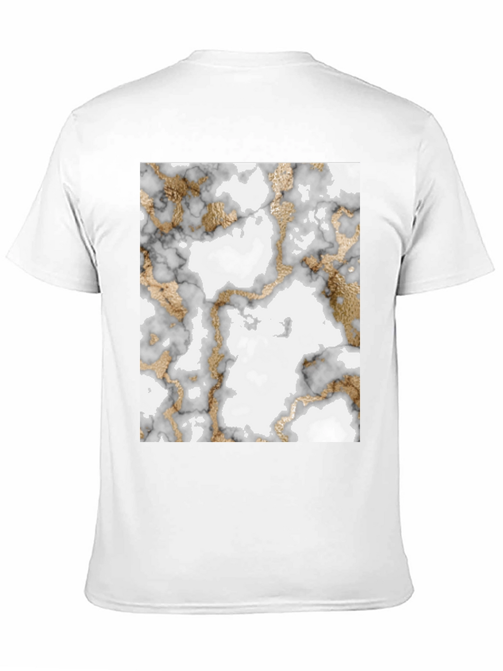 Marble & Gold Pattern T-Shirt