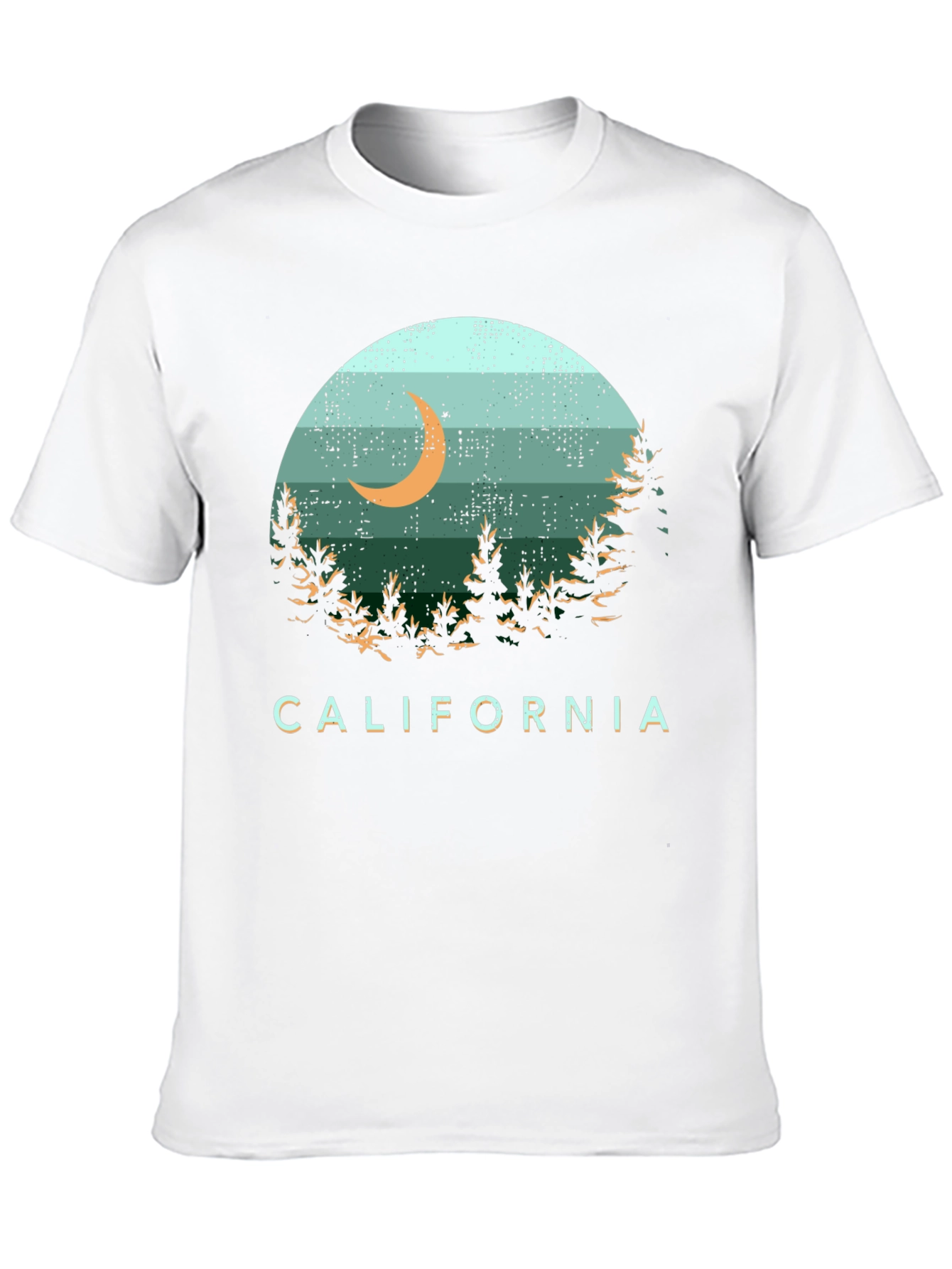 California Night Scene Graphic Tee