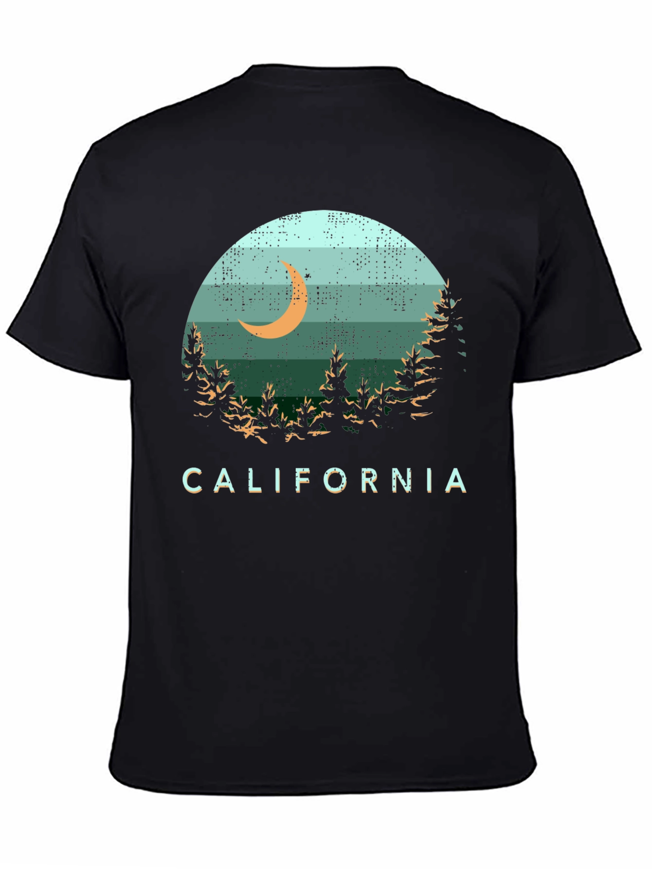 California Night Scene Graphic Tee