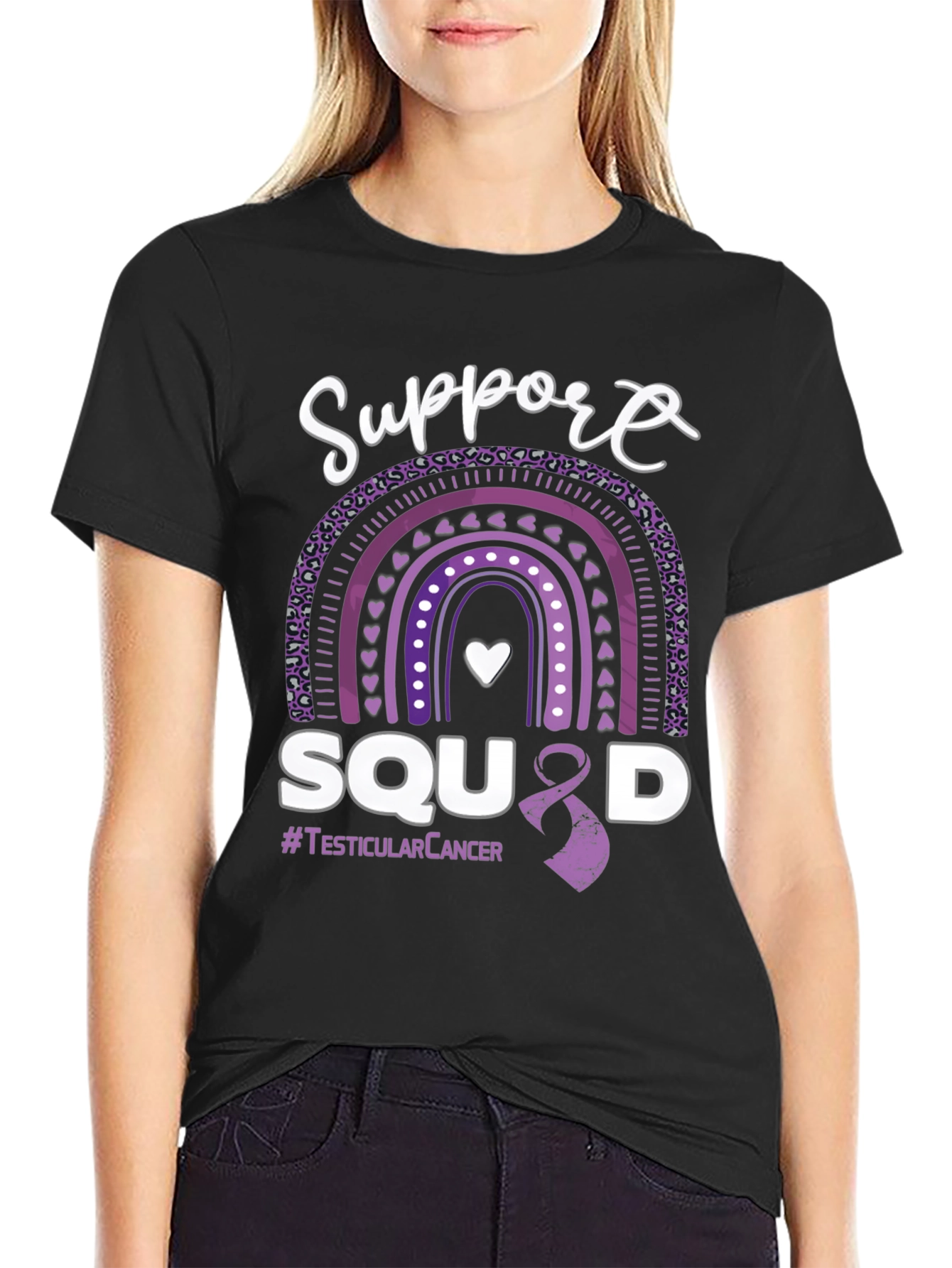 Support Squad Testicular Cancer Awareness T-Shirt