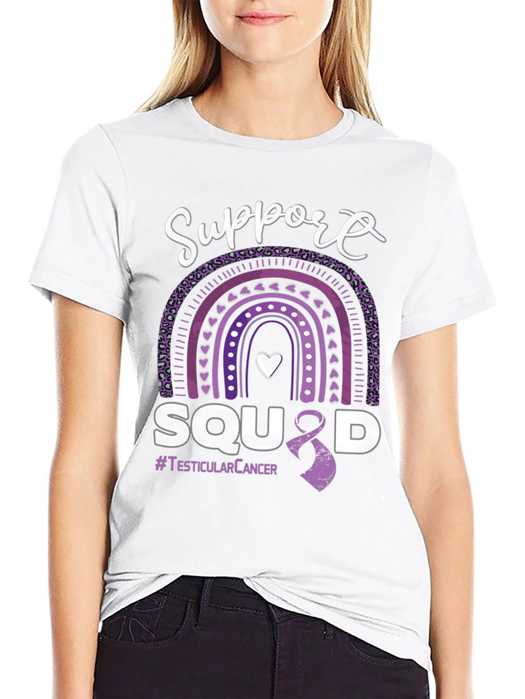 Support Squad Testicular Cancer Awareness T-Shirt