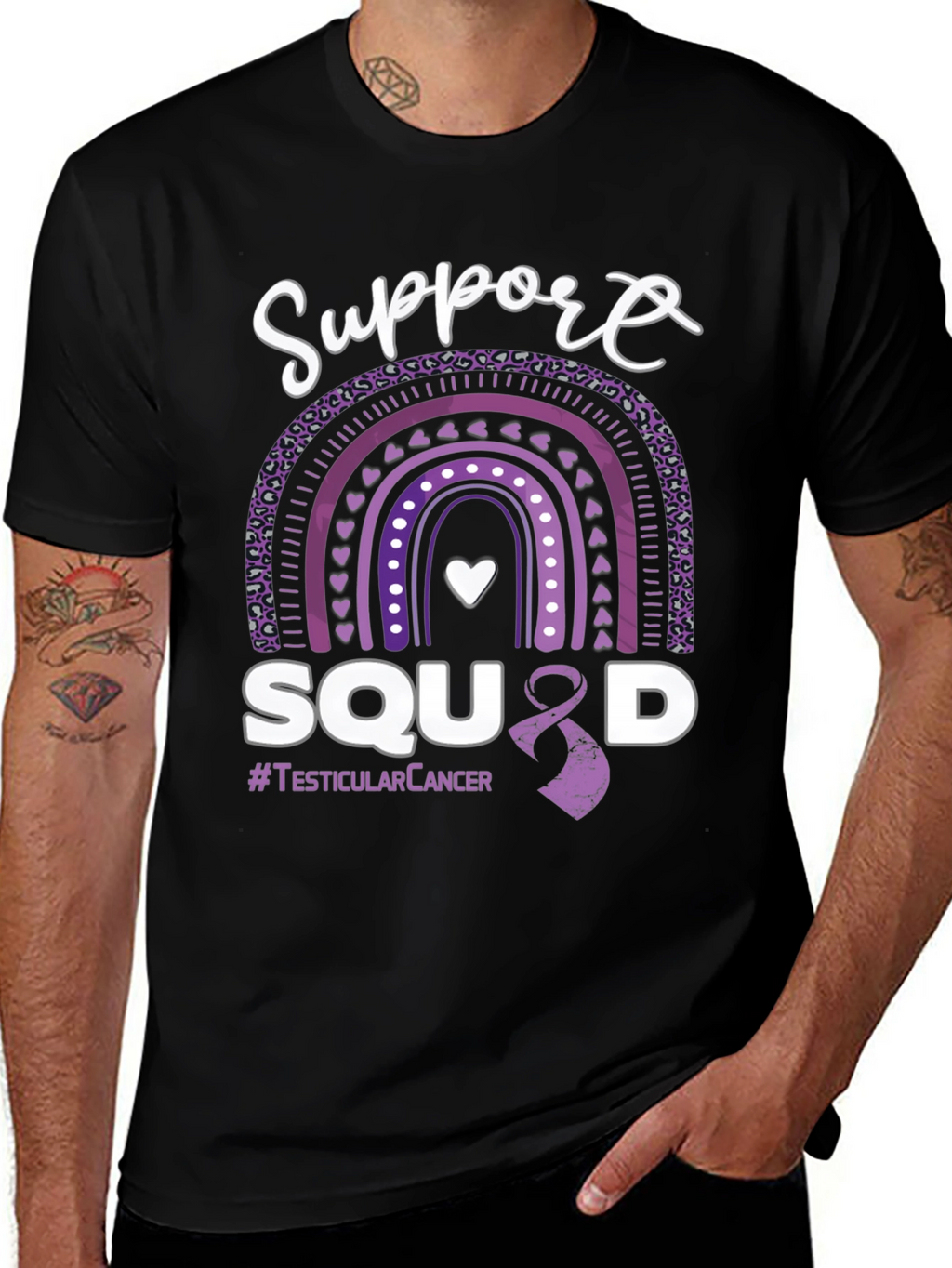 Support Squad Testicular Cancer Awareness T-Shirt