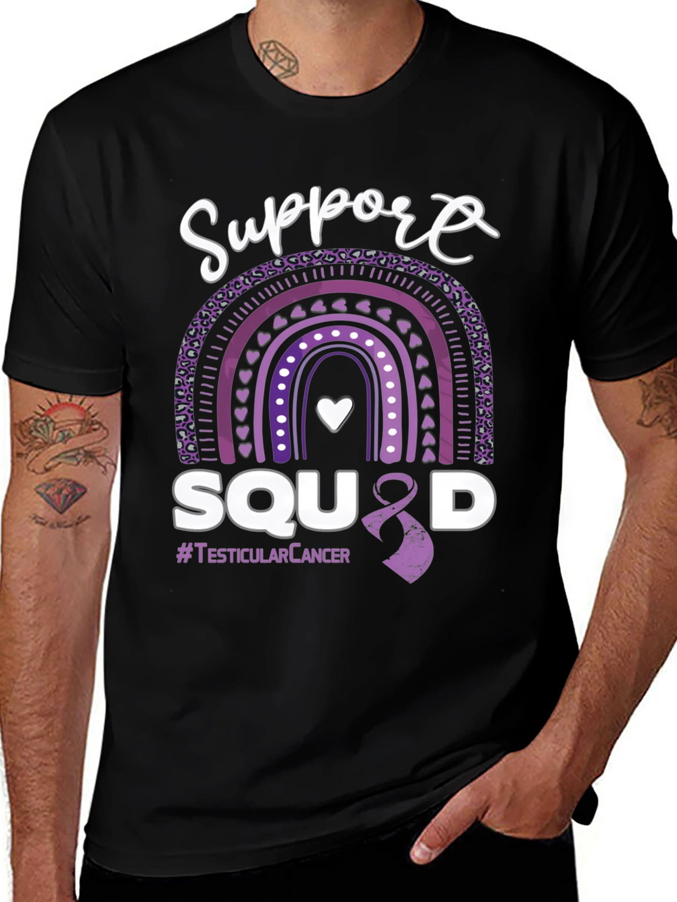 Support Squad Testicular Cancer Awareness T-Shirt