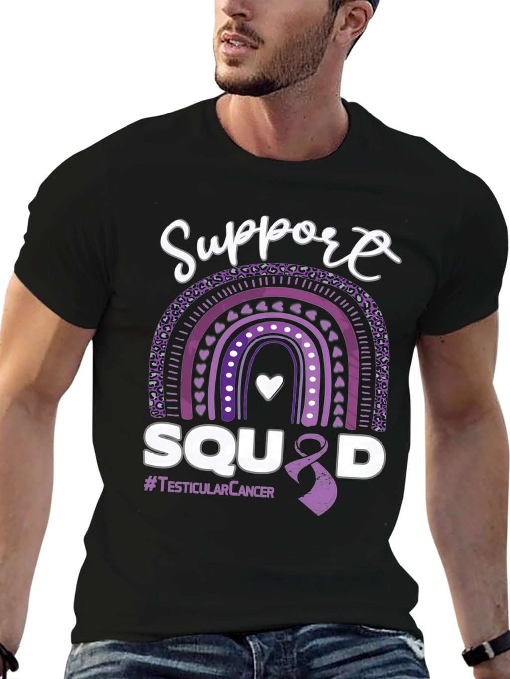 Support Squad Testicular Cancer Awareness T-Shirt