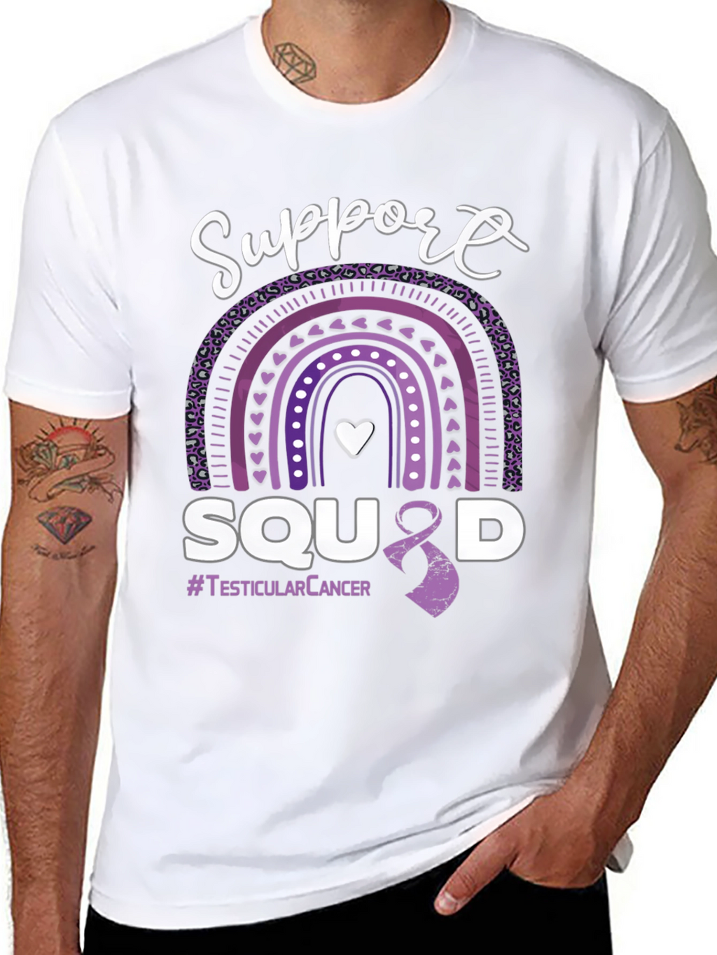 Support Squad Testicular Cancer Awareness T-Shirt