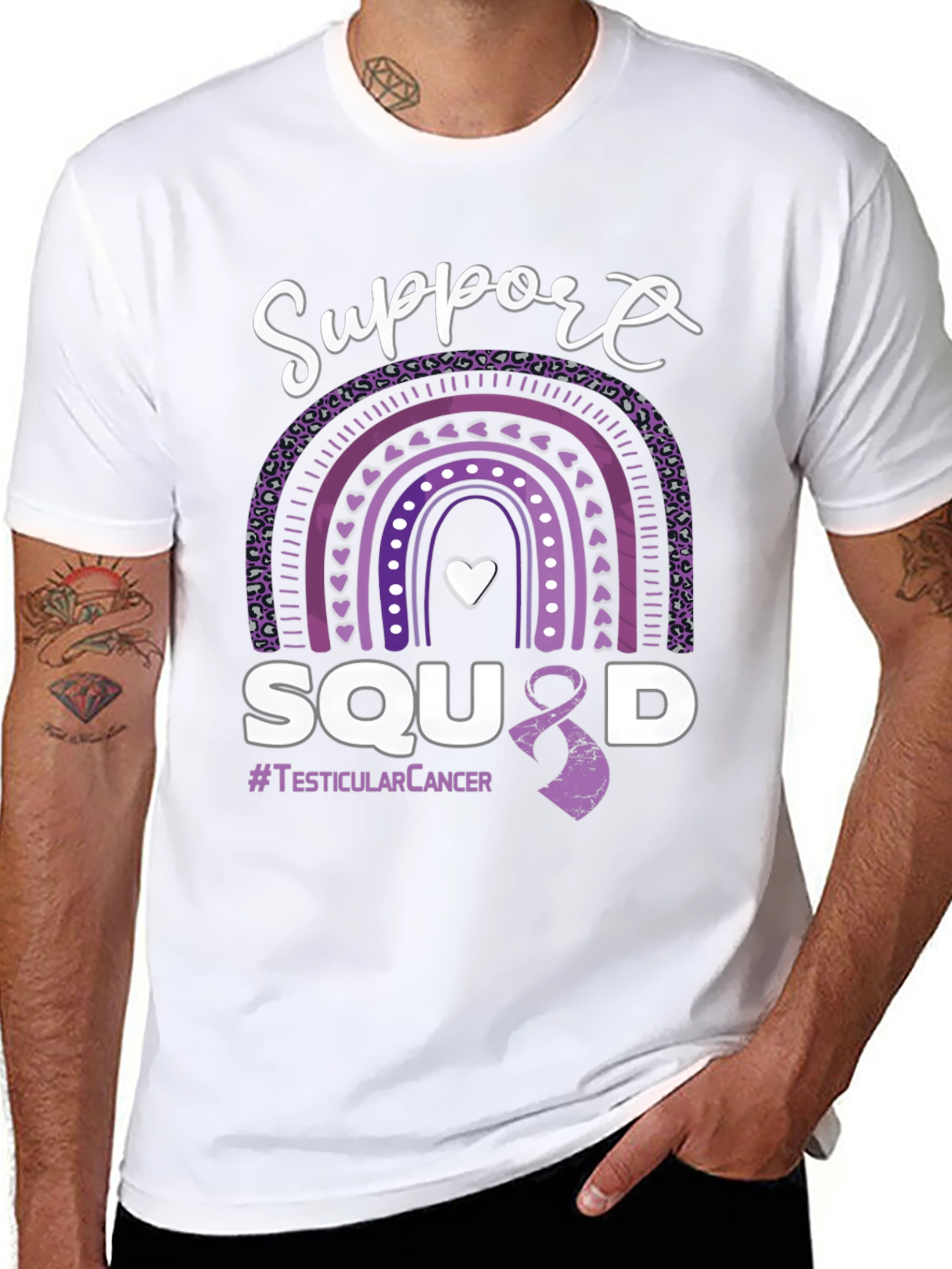 Support Squad Testicular Cancer Awareness T-Shirt