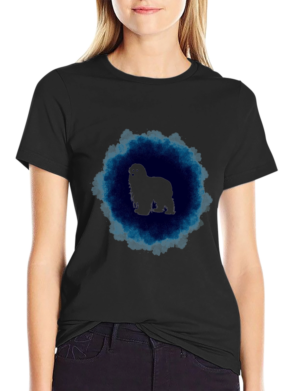 Dog Silhouette Tee - Unique Graphic T-Shirt