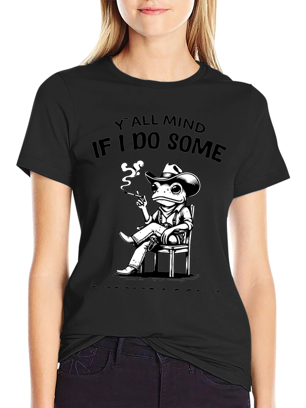 Yall Mind If I Do Some? Frog Cowboy T-Shirt