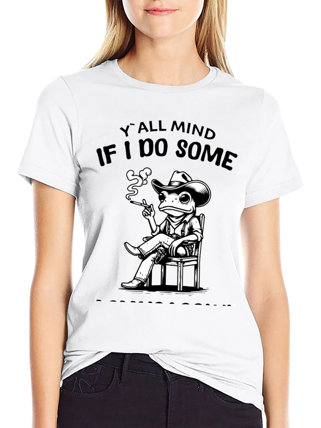 Yall Mind If I Do Some? Frog Cowboy T-Shirt