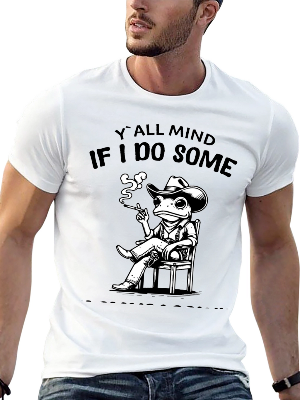 Yall Mind If I Do Some? Frog Cowboy T-Shirt