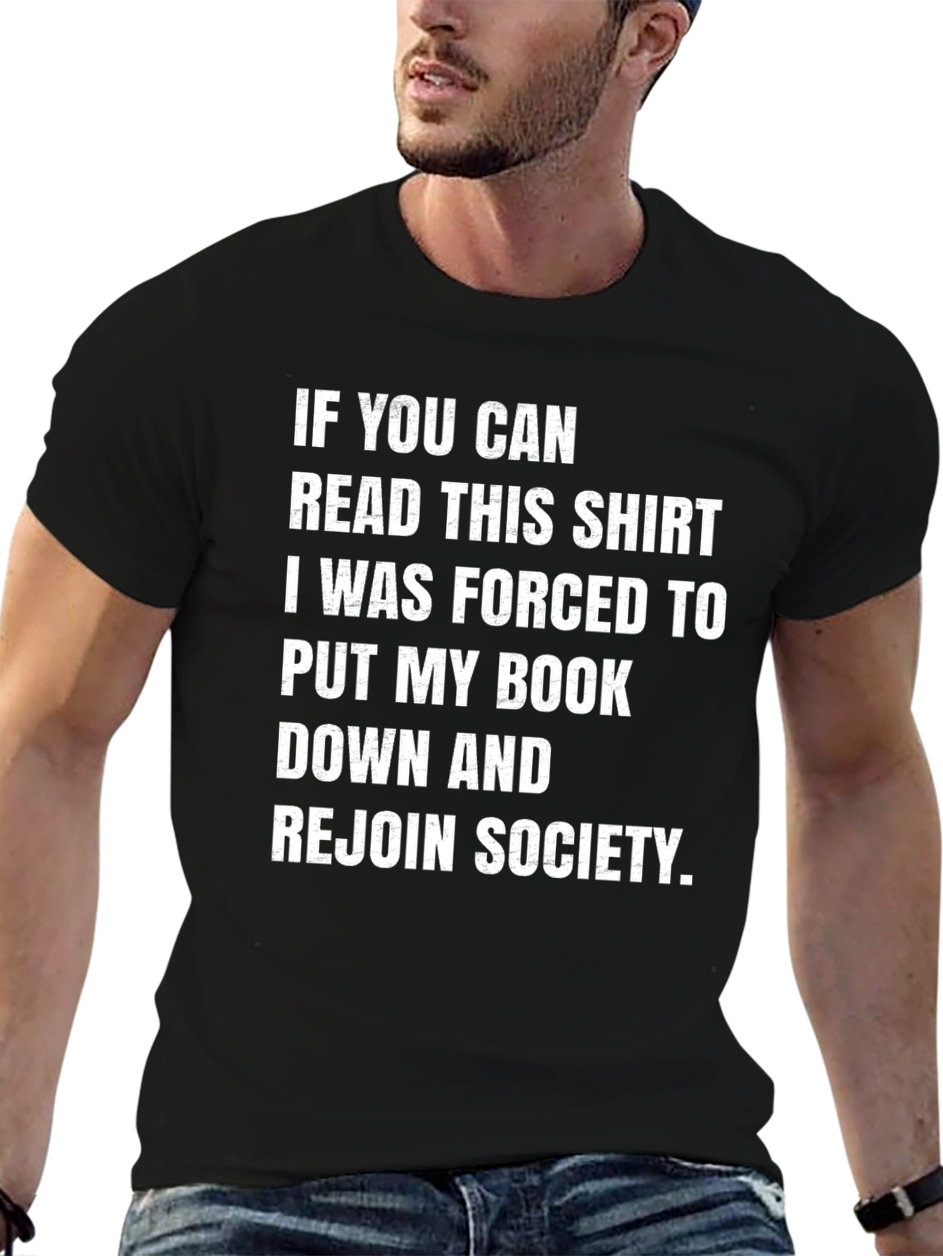 Funny Book Lover T-Shirt - Rejoin Society