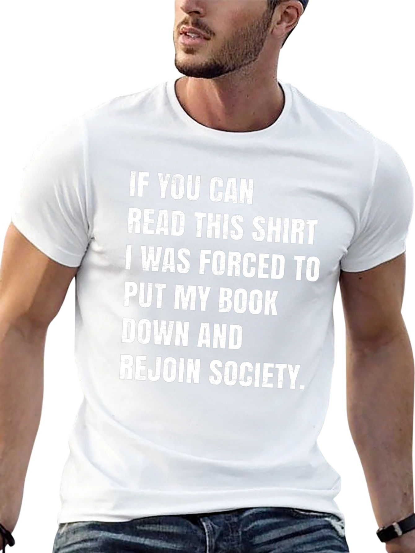 Funny Book Lover T-Shirt - Rejoin Society