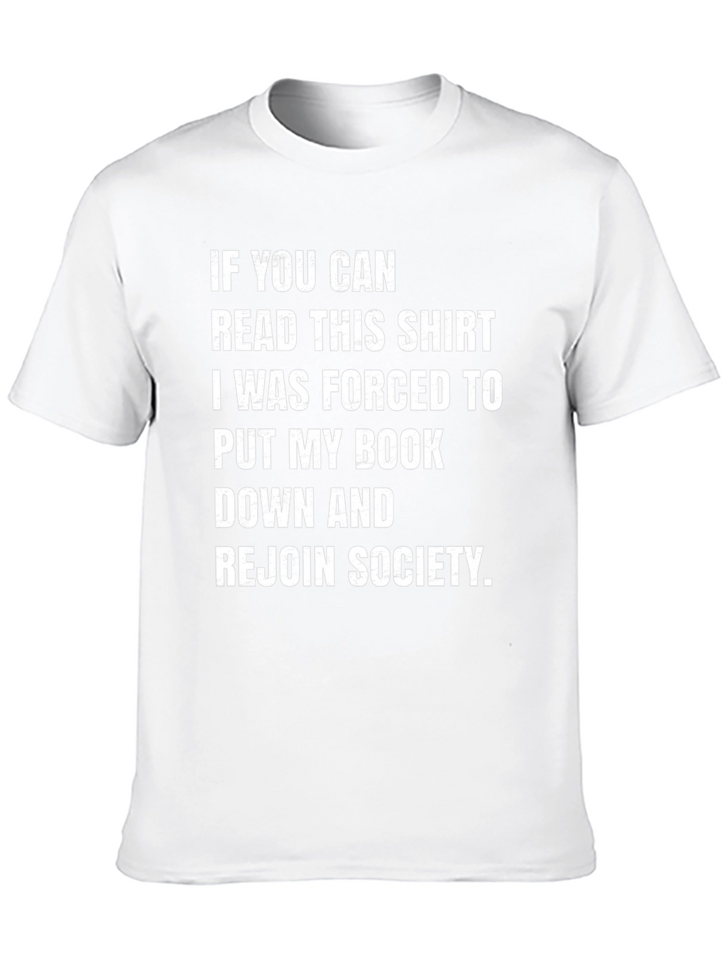 Funny Book Lover T-Shirt - Rejoin Society