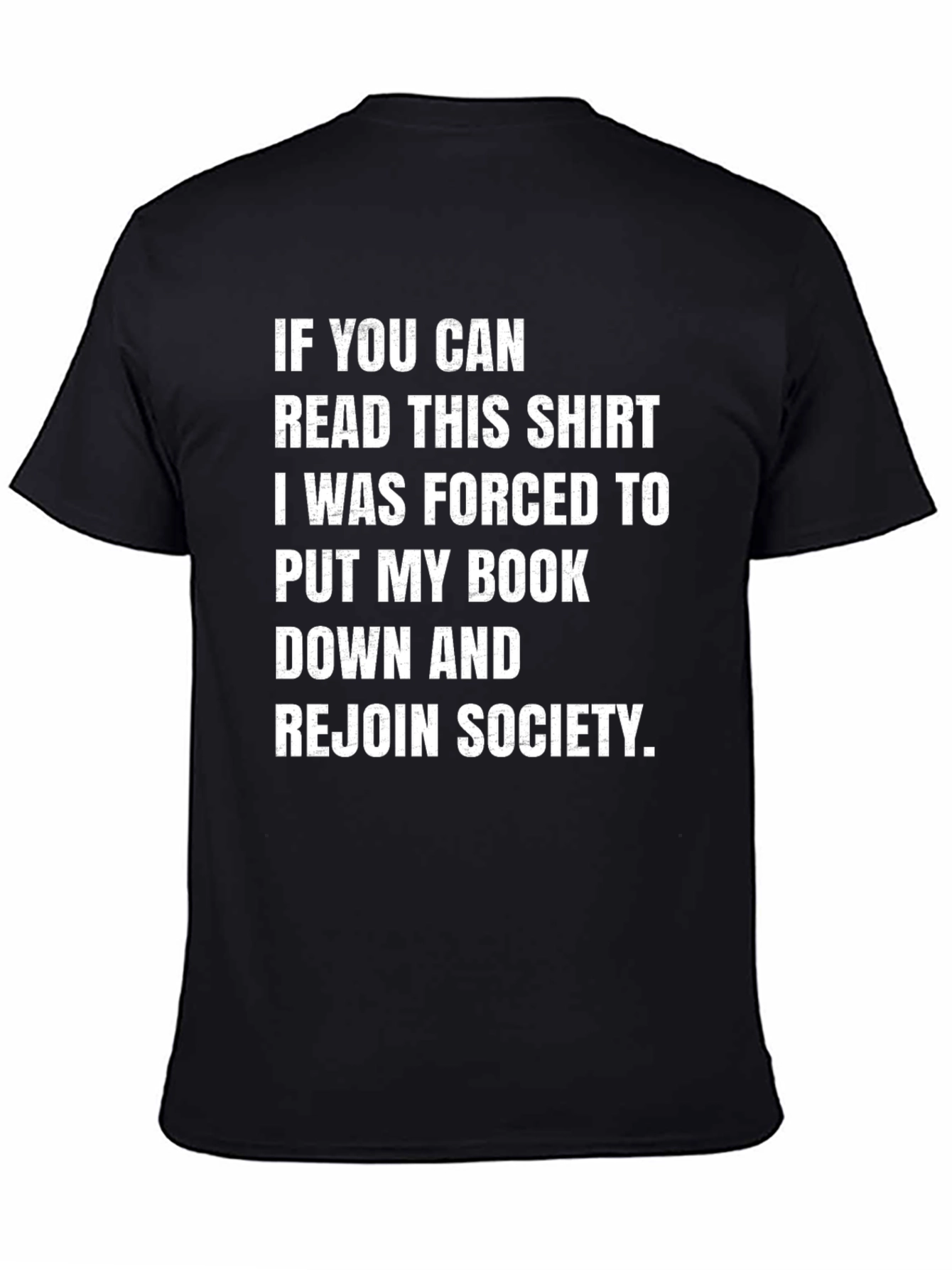 Funny Book Lover T-Shirt - Rejoin Society