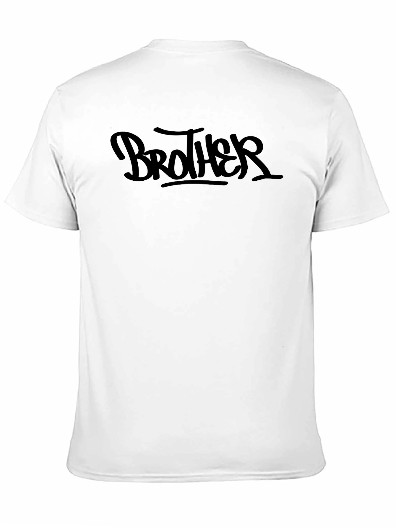 Brother Graphic T-Shirt - Trendy Black Tee