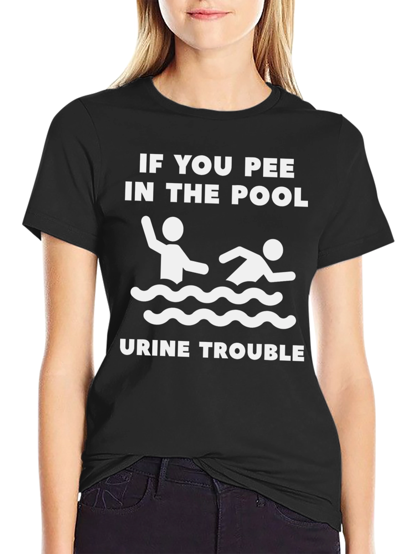 Funny Pool Pee T-Shirt - Urine Trouble