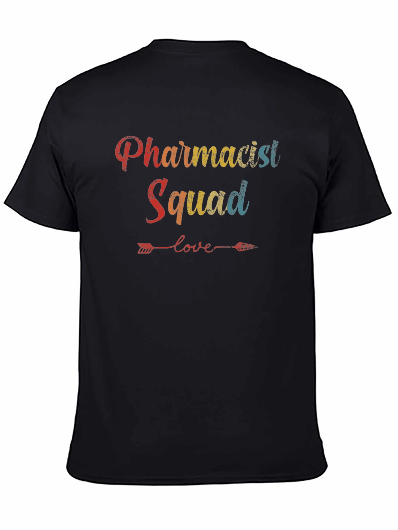 Pharmacist Squad Retro Graphic T-Shirt