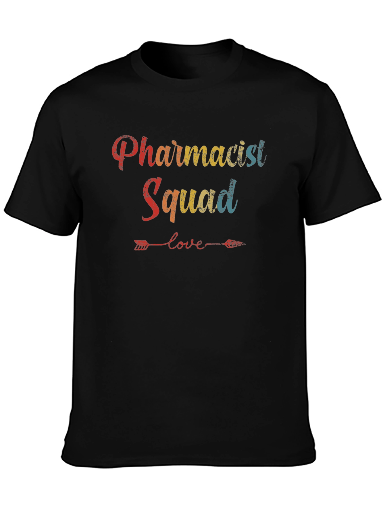 Pharmacist Squad Retro Graphic T-Shirt