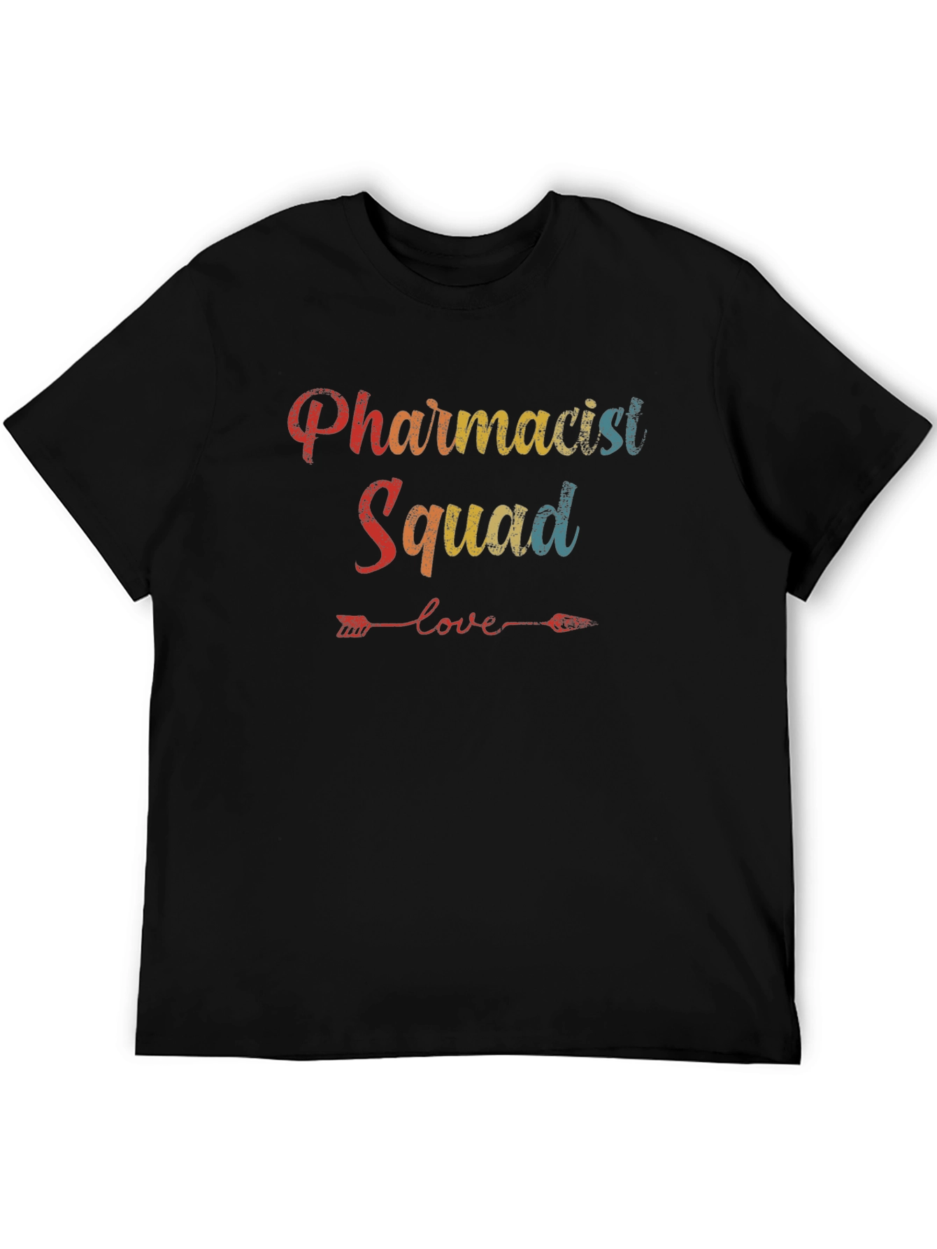Pharmacist Squad Retro Graphic T-Shirt