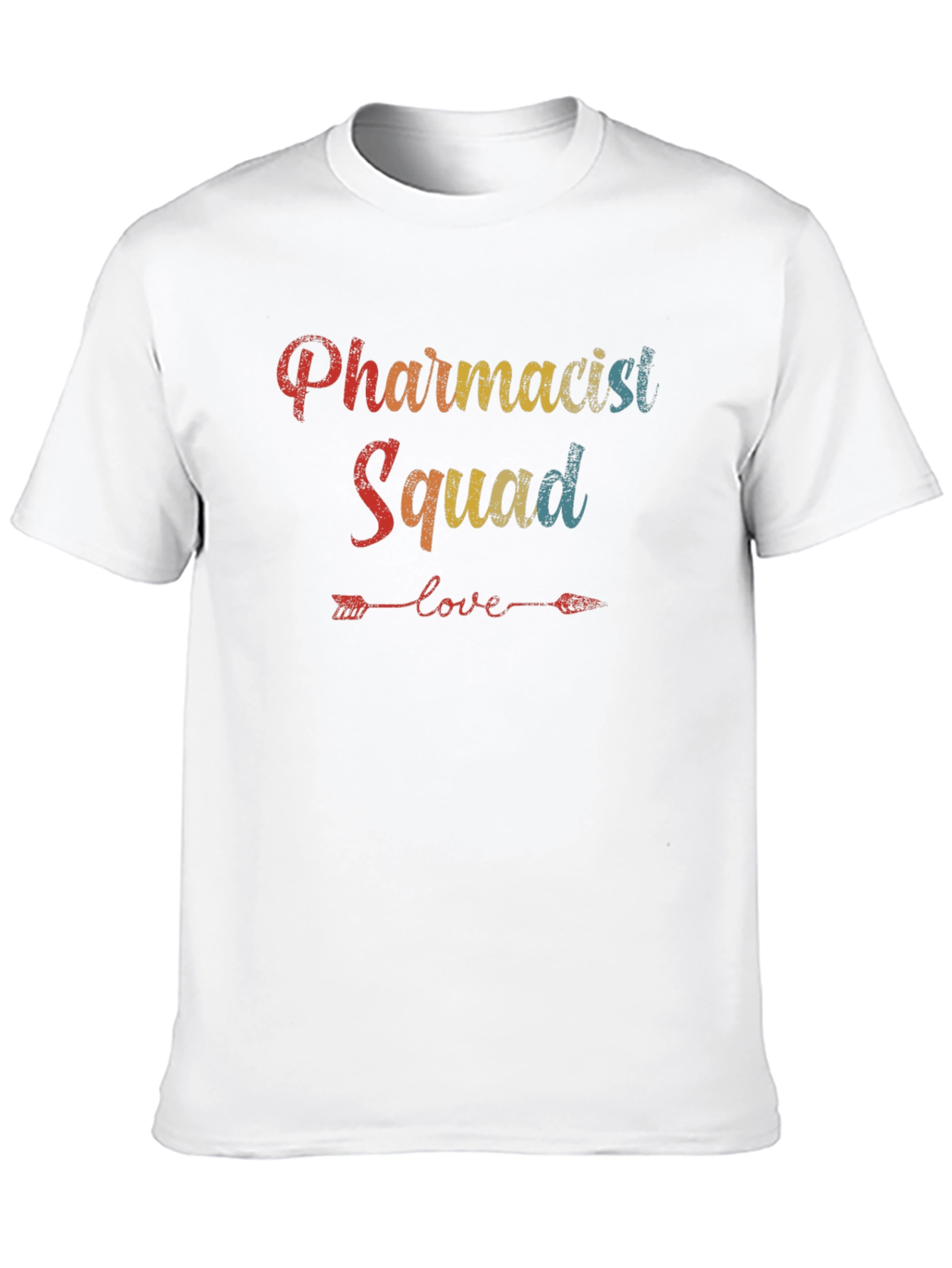 Pharmacist Squad Retro Graphic T-Shirt