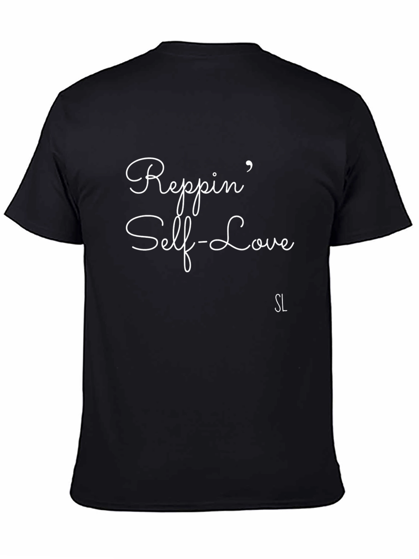 Reppin Self-Love Black Graphic Tee