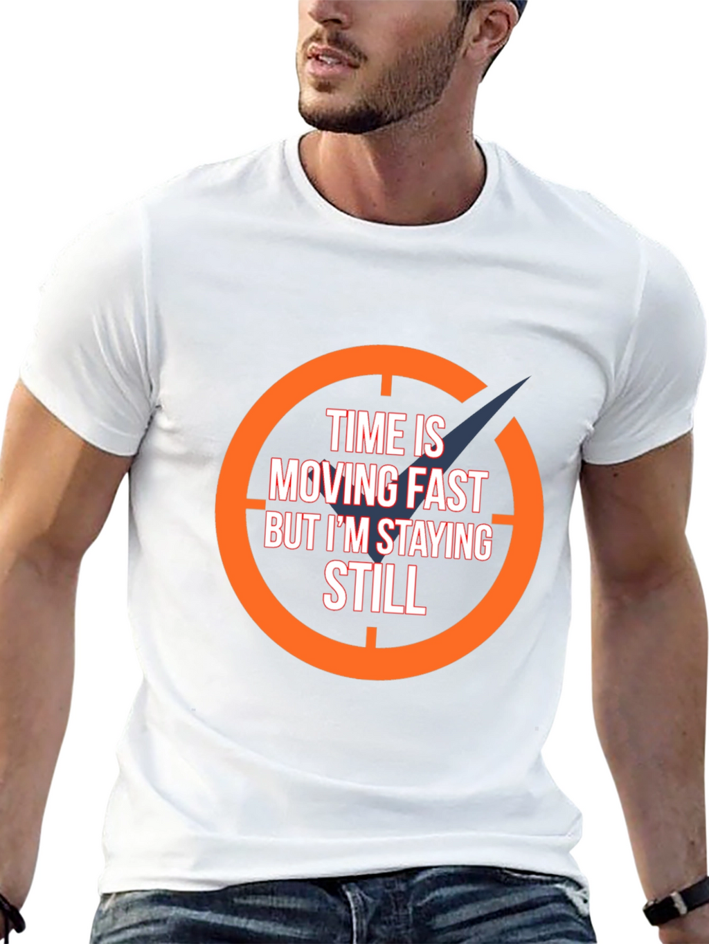 Time Moving Fast Mens Graphic Tee