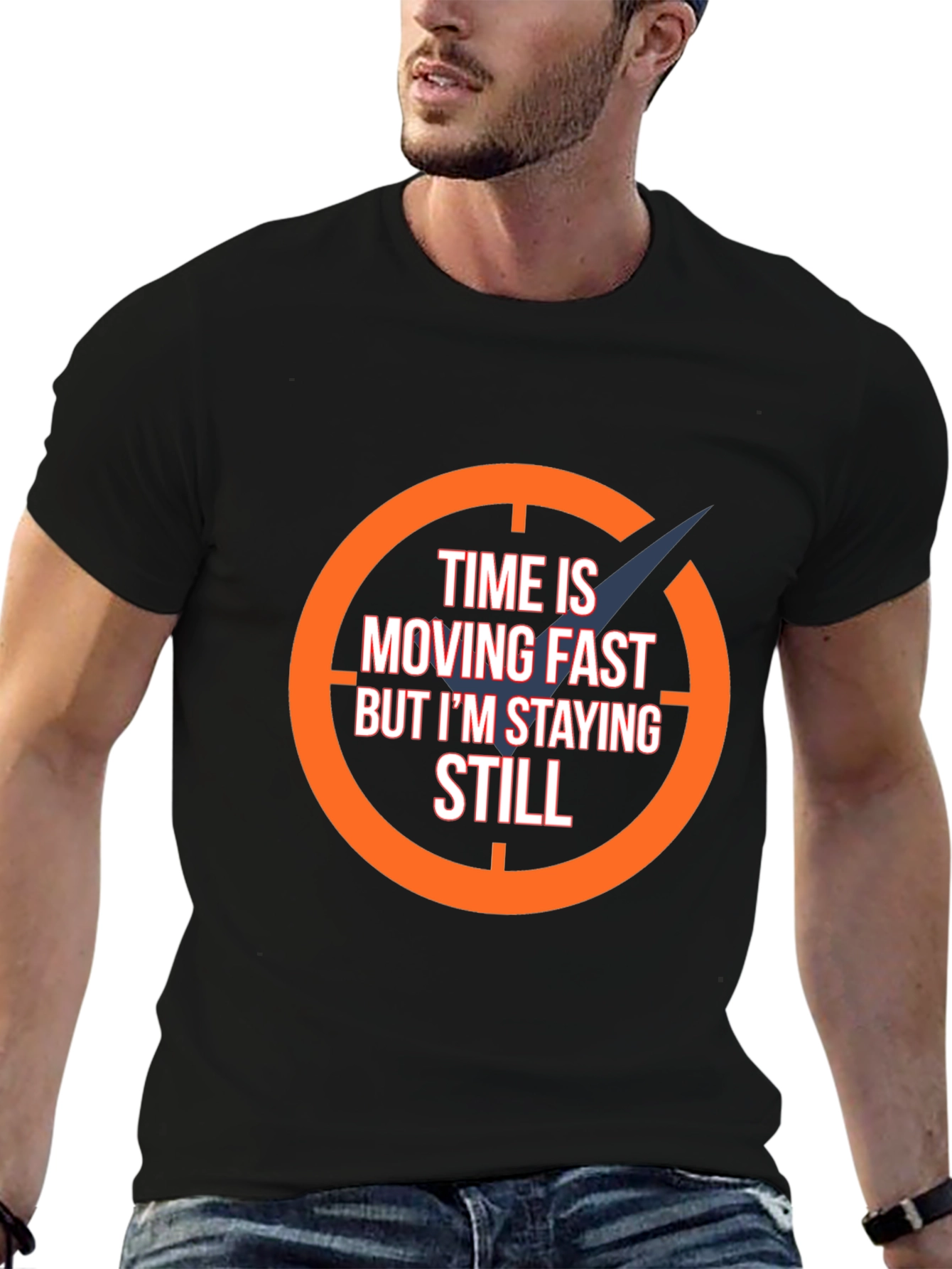 Time Moving Fast Mens Graphic Tee