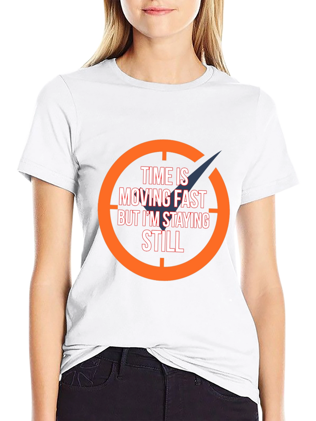 Time Moving Fast Mens Graphic Tee