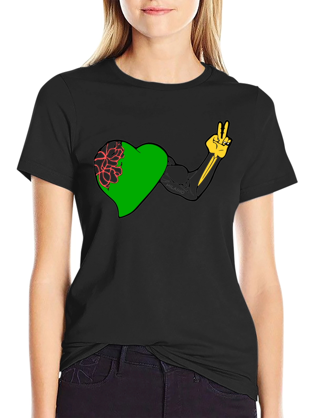 Heart & Muscle Graphic Tee