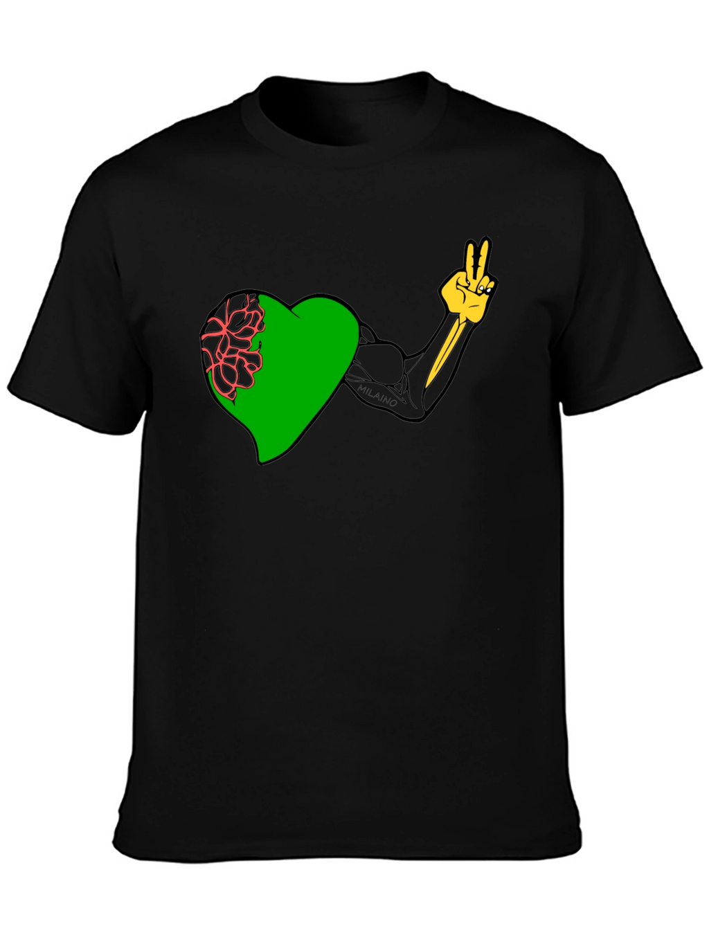 Heart & Muscle Graphic Tee