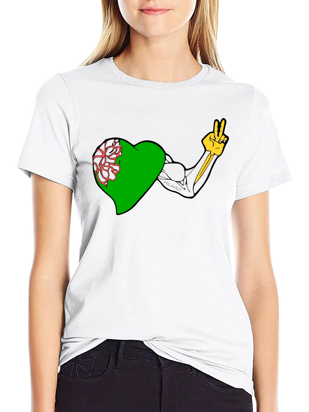 Heart & Muscle Graphic Tee