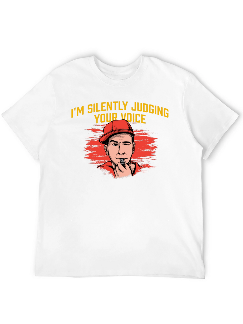 Silently Judging Voice Black T-Shirt