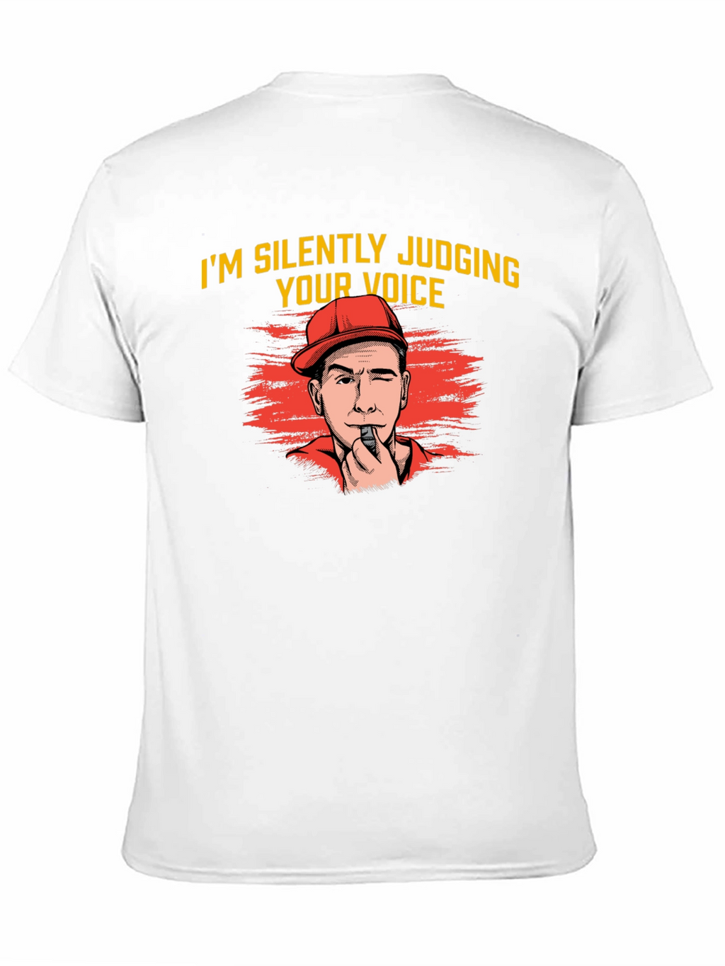 Silently Judging Voice Black T-Shirt