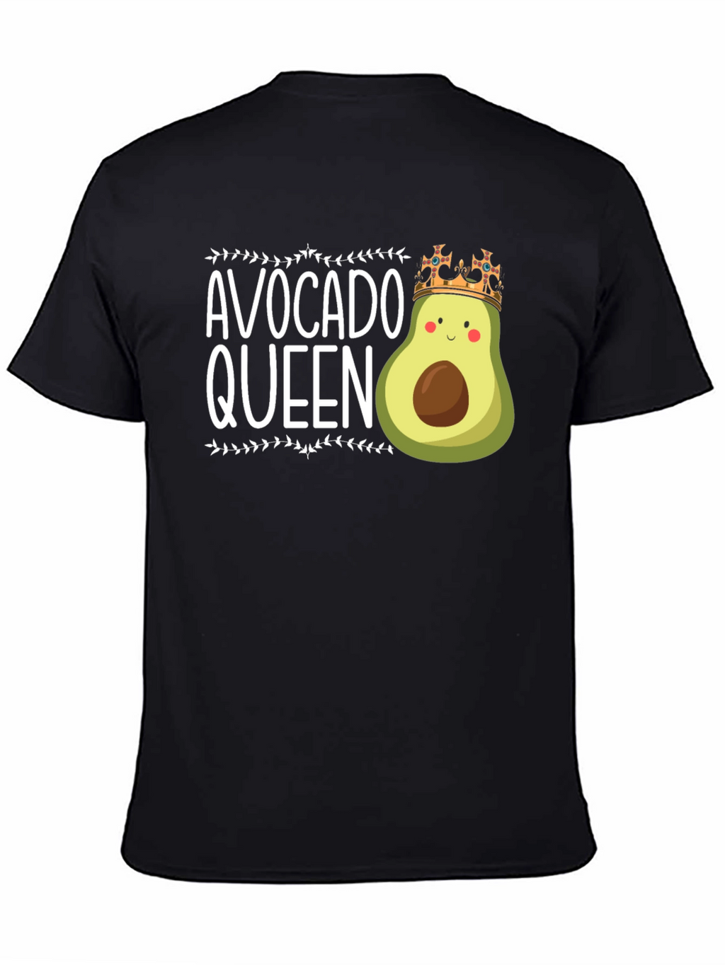 Avocado Queen Black T-Shirt