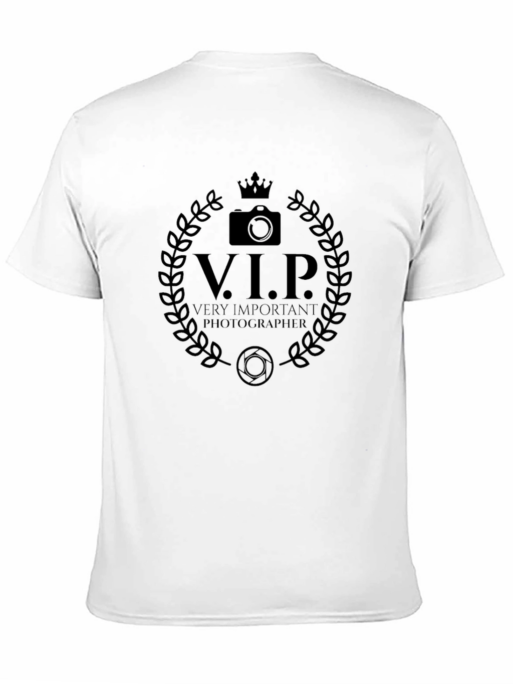 VIP Photographer Black T-Shirt